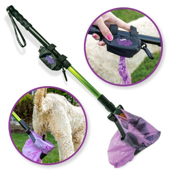 KIPRITII Strong-Endurance Dog Poop Bag Set With Dispenser & Leash