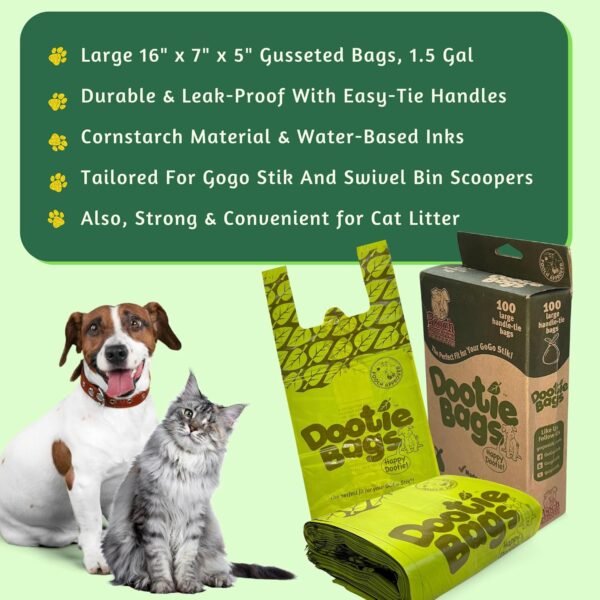 dootie bags, duty bags, dog poop bags