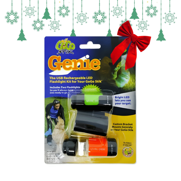 Genie USB Rechargeable LED Flashlight for Your GoGo Stik Pooper Scooper