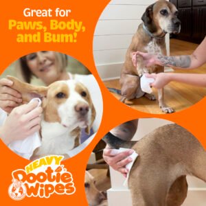 Heavy Dootie Wipes for Cleaning Dogs puppies and pets