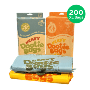 HEAVY Dootie Bags Variety Pack. Regular and Mild Citrus Scent Perfect fot Cat litter