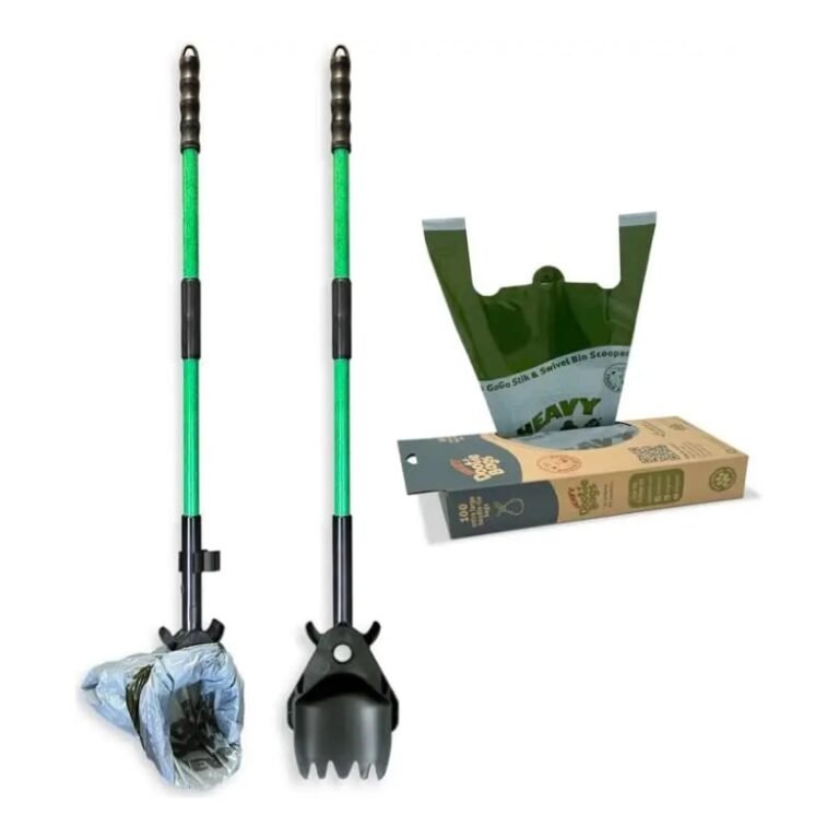 XP PRO Scooper and Rake-Spade Set Bundled with100 HEAVY Dootie Bags