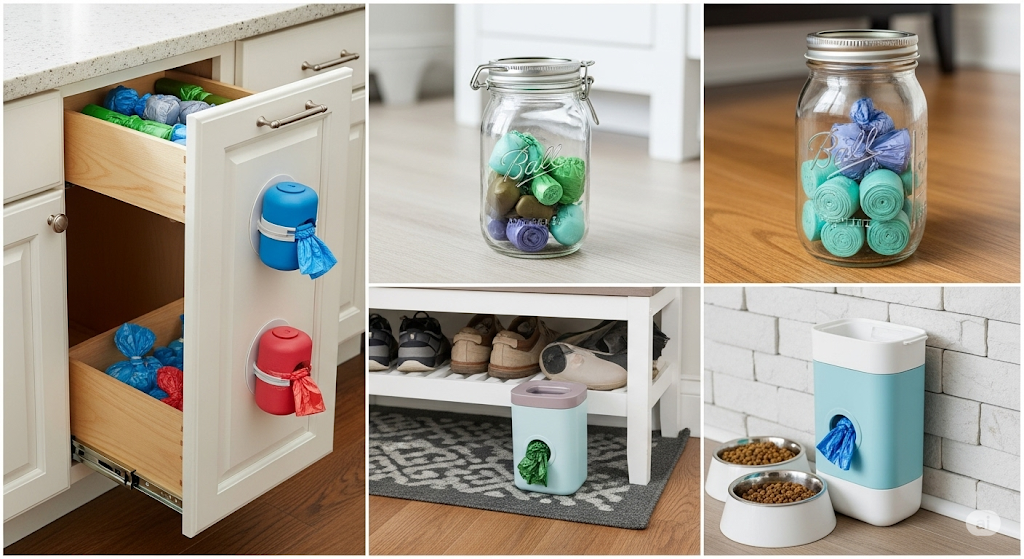 Where to Put Dog Poop Bags at Home Storage Solution