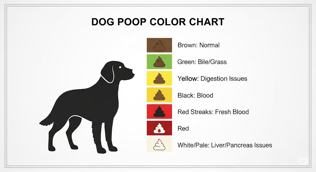 Dog Poop Color Chart What Your Pet's Waste Reveals About Their Health