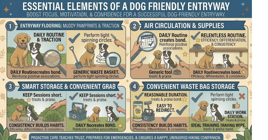  how to create a dog friendly entryway