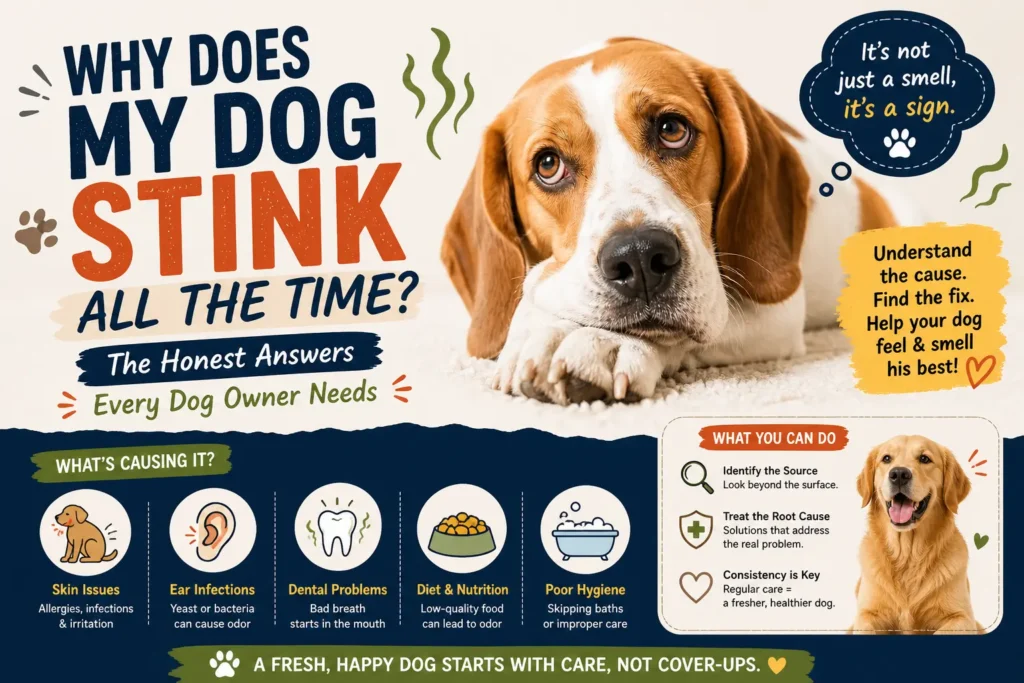 Why Does My Dog Stink All the Time? The Honest Answers Every Dog Owner Needs