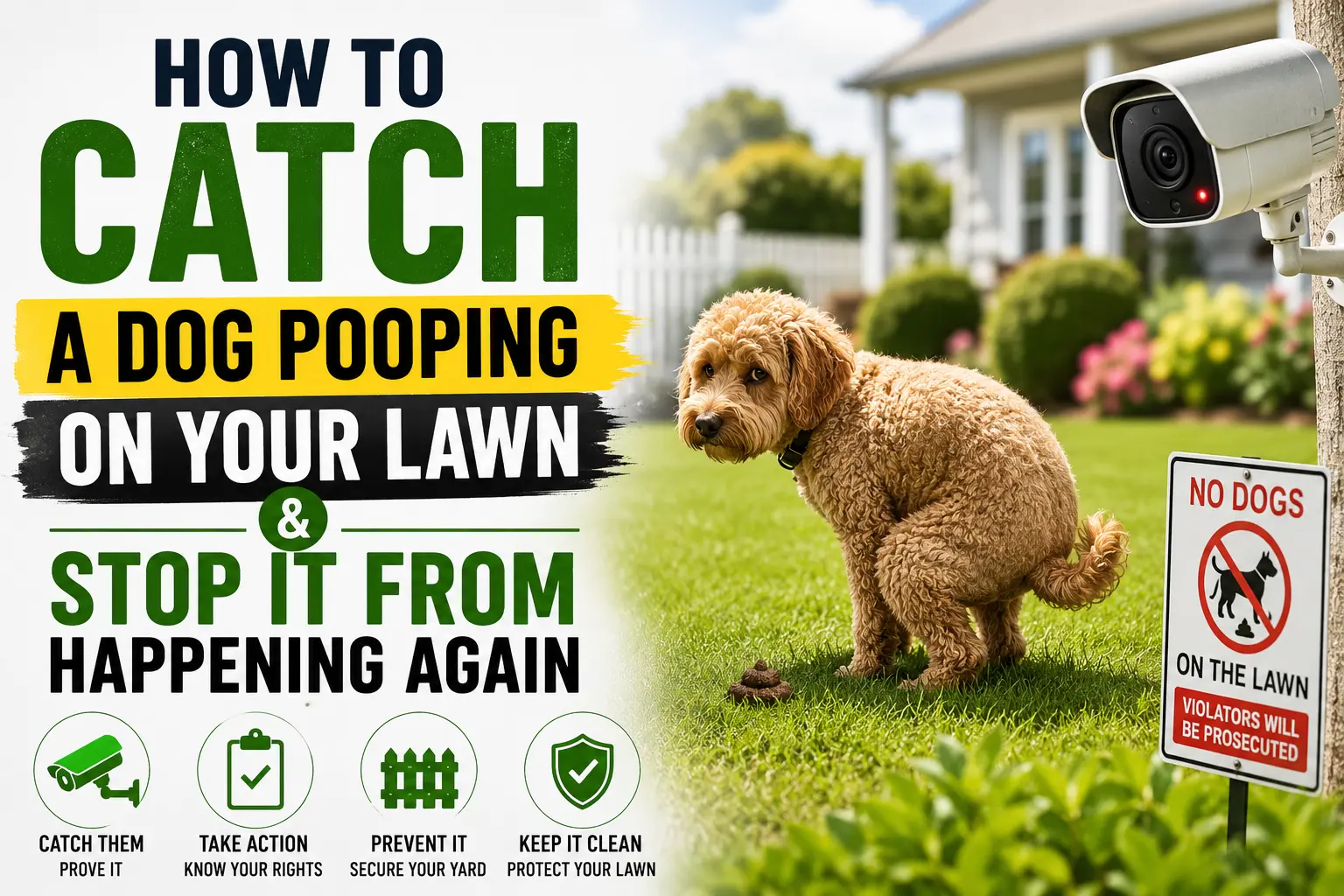 How to Catch a Dog Pooping on Your Lawn & Stop It for Good