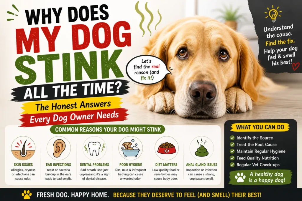 Why Does My Dog Stink All the Time