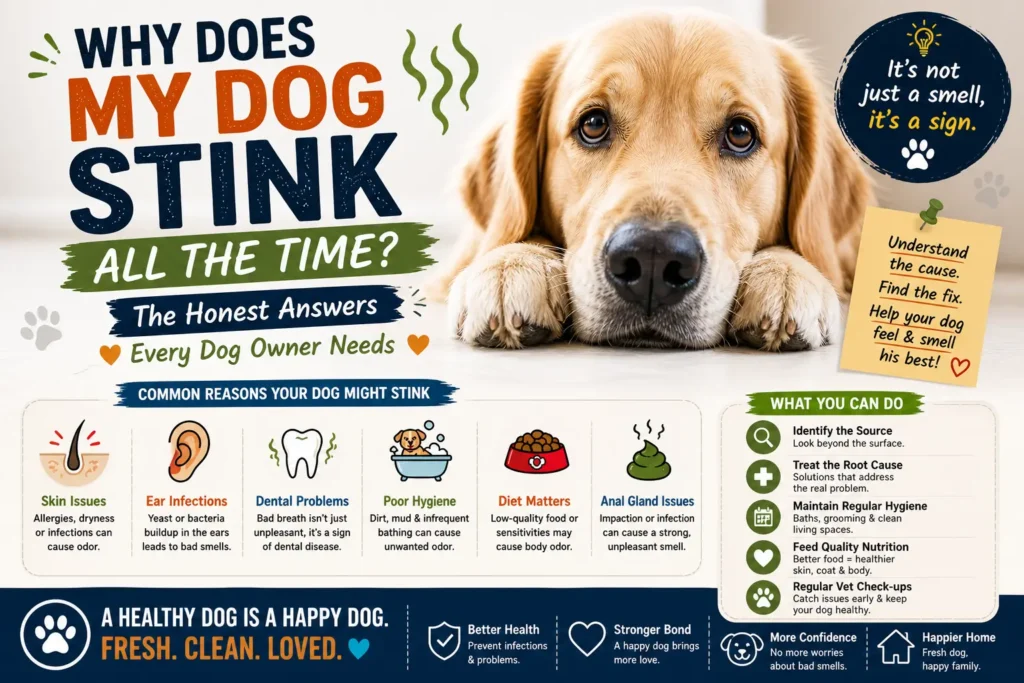 Why Does My Dog Stink All the Time