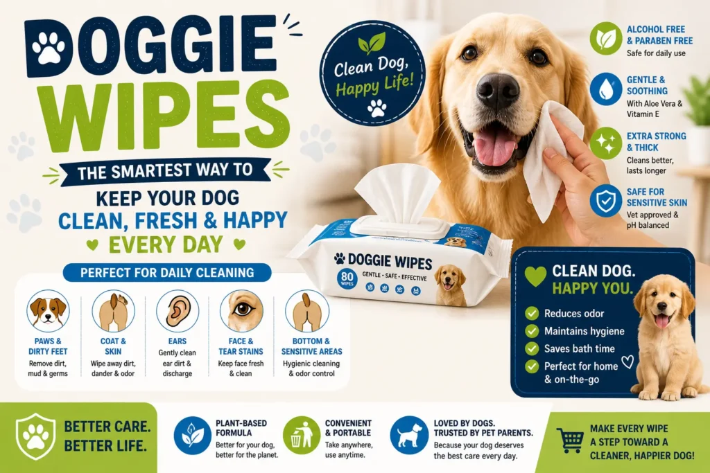 Best Doggie Wipes: Safe, Gentle & Easy Cleaning for Dogs