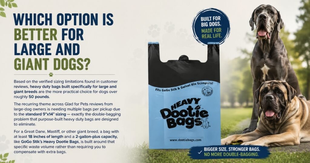Glad for Pets vs Heavy Duty Dog Bags — Compared