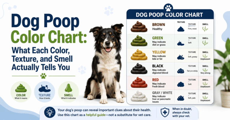 Dog Poop Color Chart