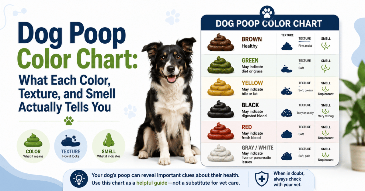 Dog Poop Color Chart