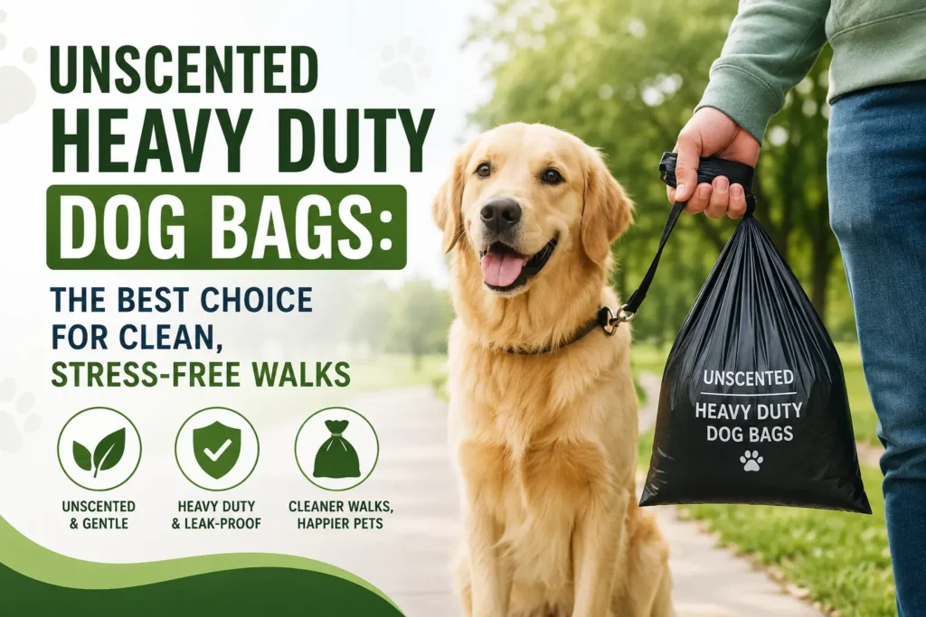 Unscented Heavy Duty Dog Bags: The Best Choice for Clean, Stress-Free Walks