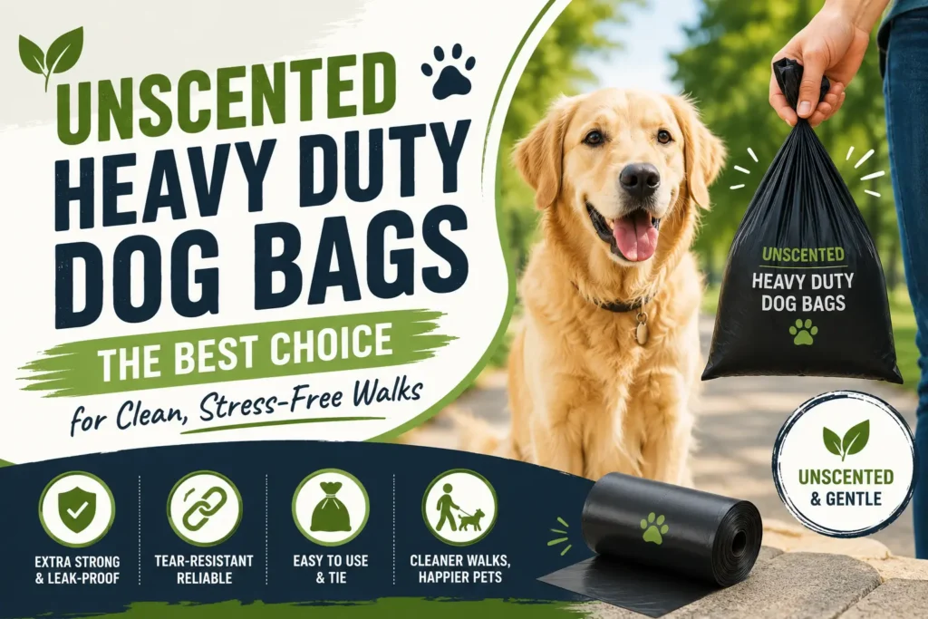 Unscented Heavy Duty Dog Bags: The Best Choice for Clean, Stress-Free Walks