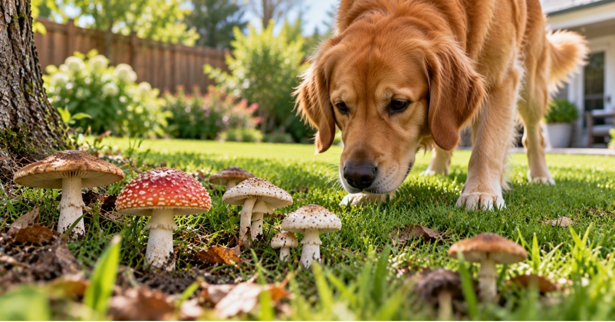 Mushrooms in the Yard