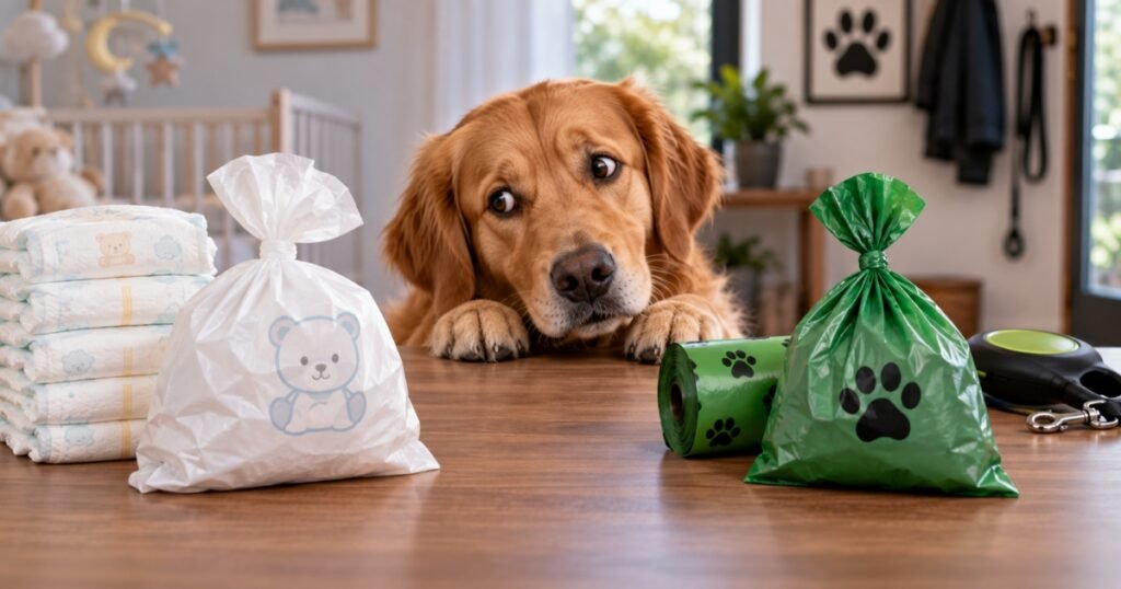 Diaper Sacks for Dog Poop