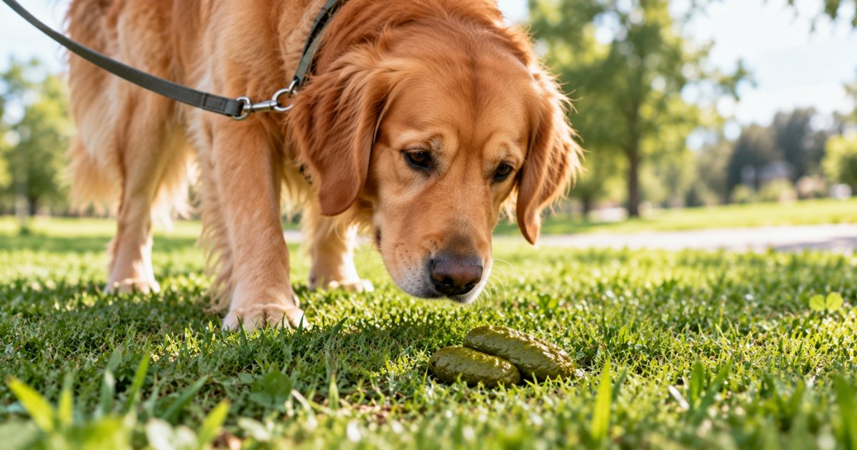 Green Dog Poop: What It Means & When to Worry